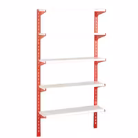 قفسه مدل سوپری 5 طبقه سایز 60x25 پایه 2 متری(ارسال پس کرایه و به عهده مشتری)