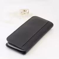 کیف جا قلمی چرمی لامی دو تایی زیپ دار LAMY Folding leather case for two A403