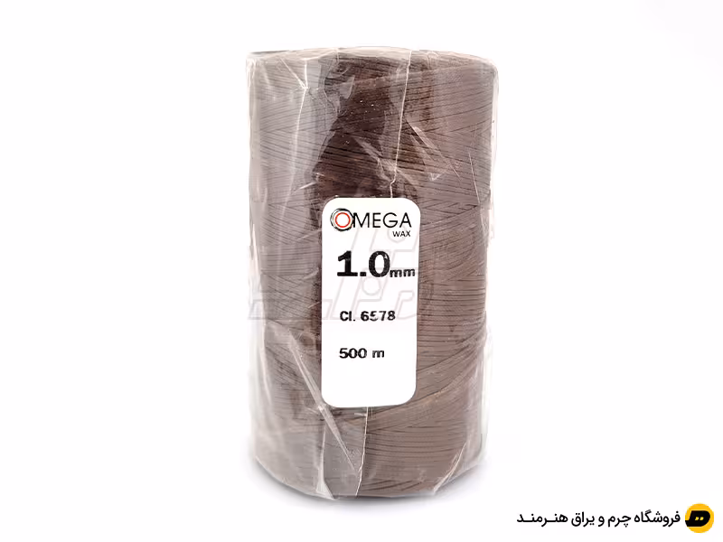 دوک نخ موم دار OMEGA سایز 1  کد 6578