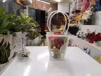 باکس طلقی دسته دار عروسک روسی گلبهی