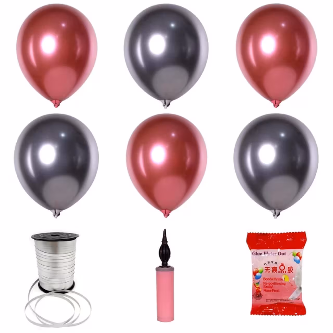 پک بادکنک آرایی تولد مدل 016 مجموعه 13 عددی