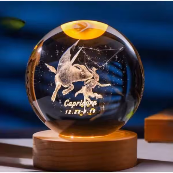 گوی کریستالی سه بعدی قطر 8 سانت 5309