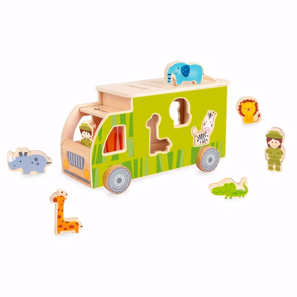 کامیون حیوانات چوبی کلاسیک ورد Classic World