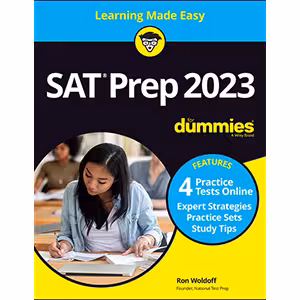 کتاب SAT Prep 2023 For Dummies with Online Practice-Wiley (2022) اثر Ron Woldoff