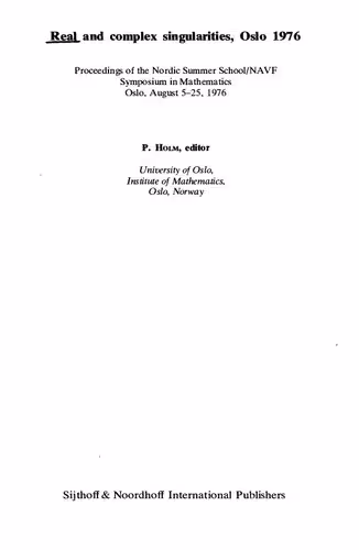خرید و دانلود نسخه کامل کتاب Real and complex singularities, Oslo 1976