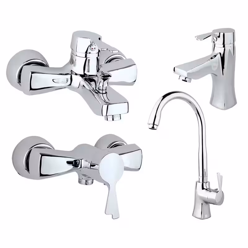 ست چهار تیکه شیرالات راسان مدل پاپیون