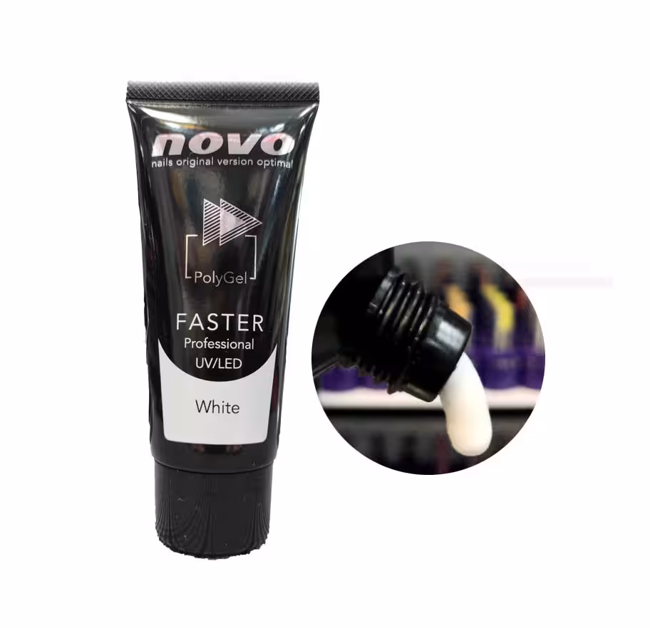 پلی ژل نوو NOVO سفید 60 گرم white