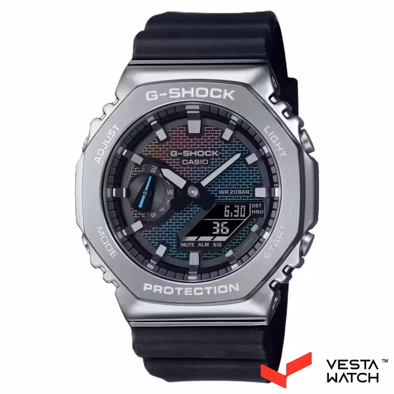 ساعت مچی مردانه کاسیو جی‌شاک CASIO G-SHOCK مدل GM-2100RW-1ADR
