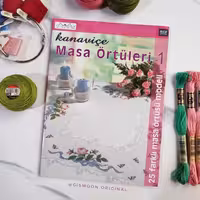 کتاب شماره دوزی Kanaviçe Masa Örtüleri 1