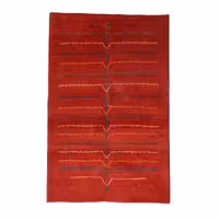 گبه دستباف یک و نیم متری کد 4020730