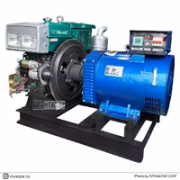 دیزل ژنراتور 25 کاوا (20 کیلو وات) با موتور LUX 35HP