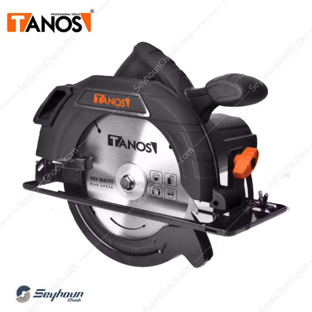 اره بشقابی تانوس 1400وات 185 میلی متر مدل TANOS CS-1814