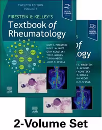 خرید و دانلود نسخه کامل کتاب Firestein &amp; Kelley’s Textbook of Rheumatology, 12E