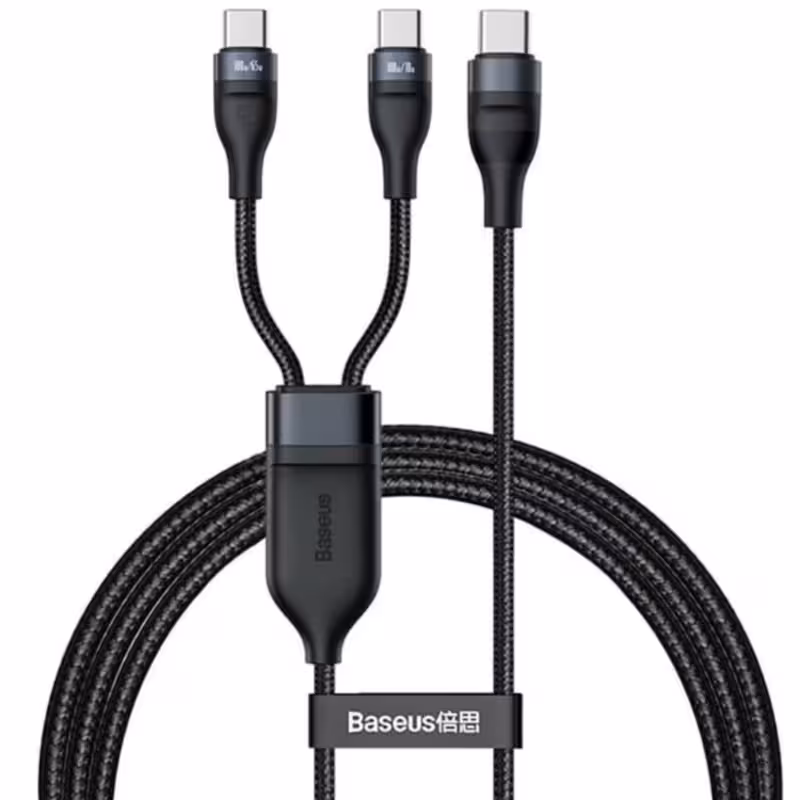 کابل تبدیل USB-C به USB-C باسئوس مدل Fast Charging-100W طول 1.5 متر