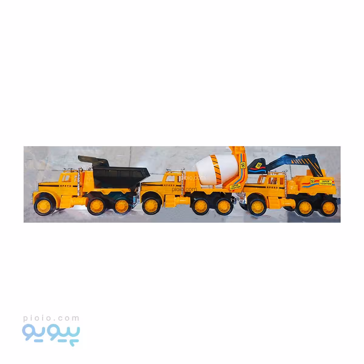 اسباب بازی ماشین راهسازی پلاستیکی