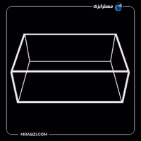 آکواریوم ریملس آکوا شیشه فلوت 10 میل (60*50*50)