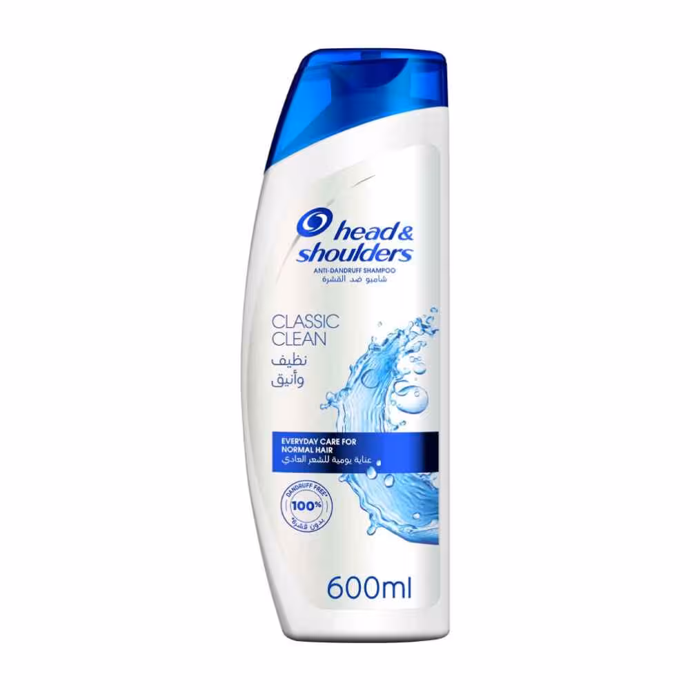 شامپو هد اند شولدرز مدل Classic Clean حجم 600 میل