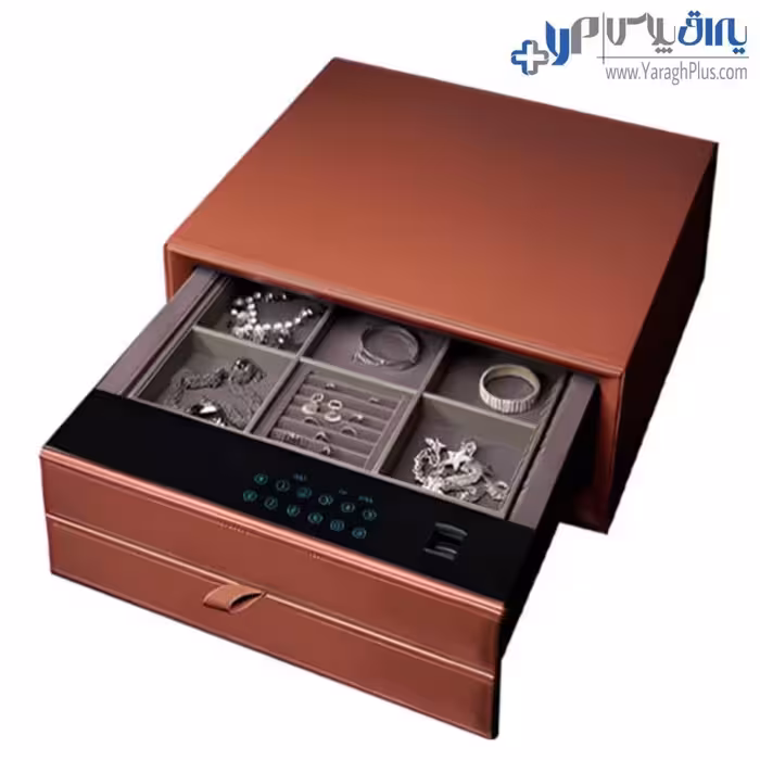 کشو ایمنی چرمی رنگ قرمز فرنچ استایل فانتونی