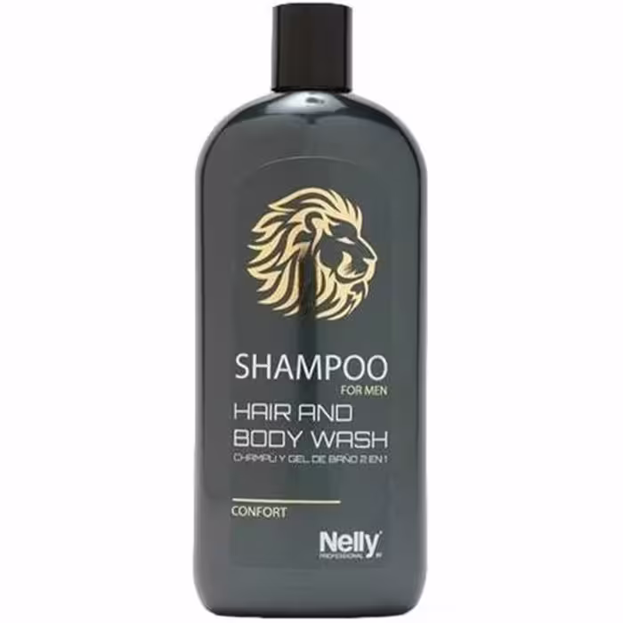 شامپو سر و بدن 2 در 1 مردانه نلی پروفشنال NELLY مدل HAIR & BODY WASH حجم 400 میل