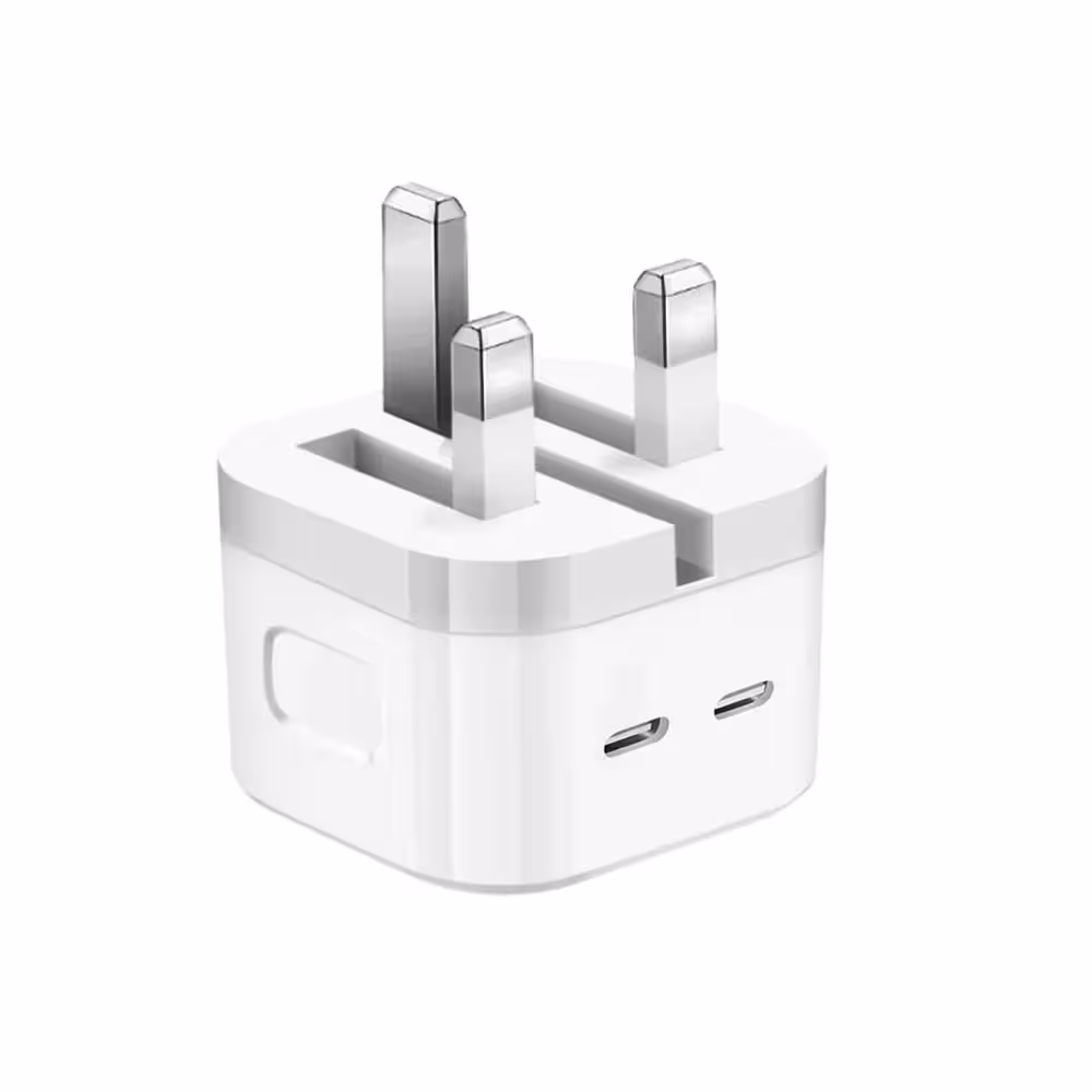 شارژر دیواری 50 وات اپل مدل Dual Port USB-C