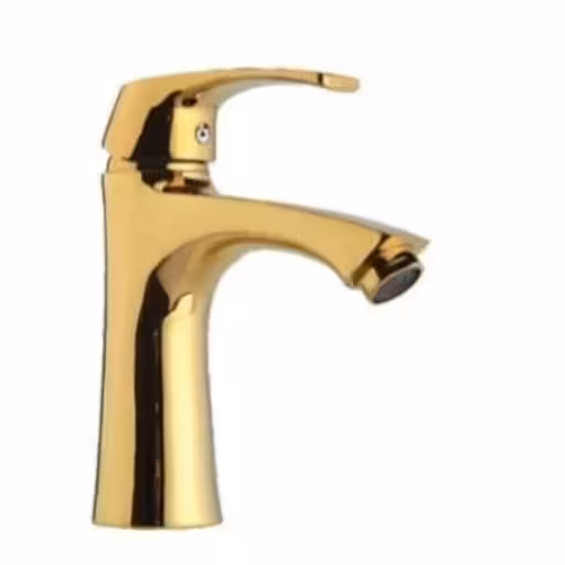 شیر روشویی مدل لوتوس طلایی