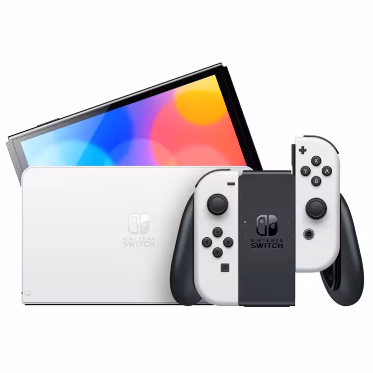 کنسول بازی نینتندو سوییچ سفید NINTENDO SWICH OLED