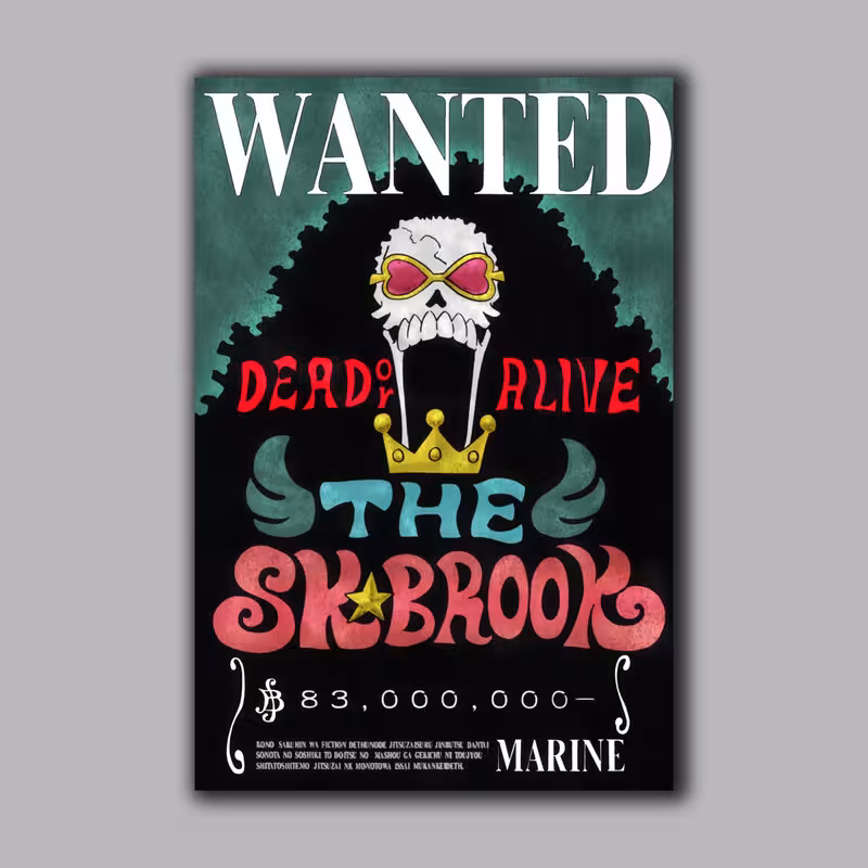 تابلو شاسی مدل انیمه وان پیس One Piece کد LA-10351 | دنیای قاب