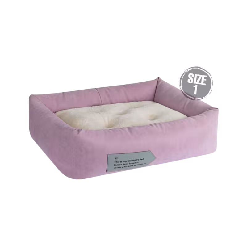 جای خواب مدل پراوو برند Ninapet نیناپت رنگ یاسی سایز 1