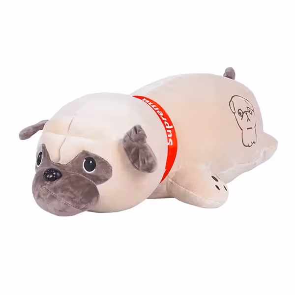عروسک سگ بولداگ بالشتی سوپریم 80 سانتی ‌متری