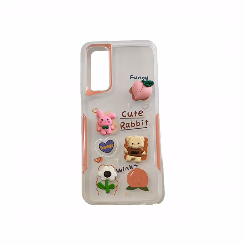قاب گوشی سامسونگ A05S عروسکی برجسته شفاف زنانه-دخترانه