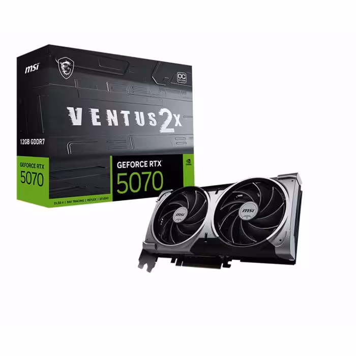 کارت گرافیک ام اس آی مدل GeForce RTX 5070 12GB VENTUS 2X OC