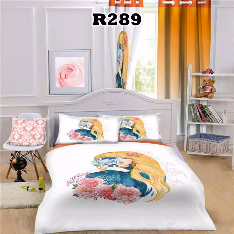 روتختی سه بعدی طرح دخترانه