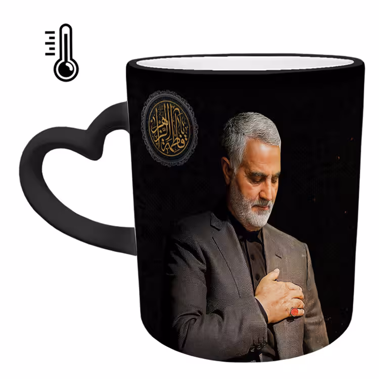 خرید ماگ-لیوان حرارتی  دسته ساده  سردار سلیمانی کد 94