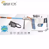 تفنگ تیر اسفنجی رگباری شارژی پایه دار M2