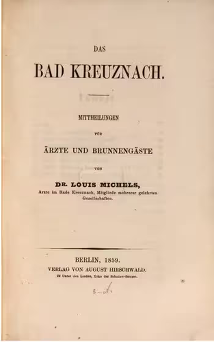 خرید و دانلود نسخه کامل کتاب Das Bad Kreuznach. Mittheilungen [Mitteilungen] für Äarzte und Brunnengäste