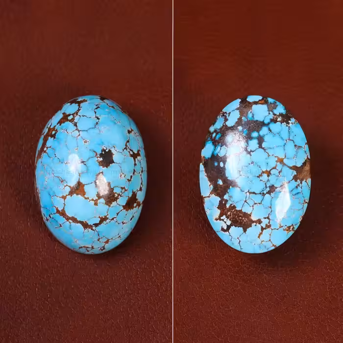 نگین فیروزه شجری کد 29550 - جواهری مشاهیر