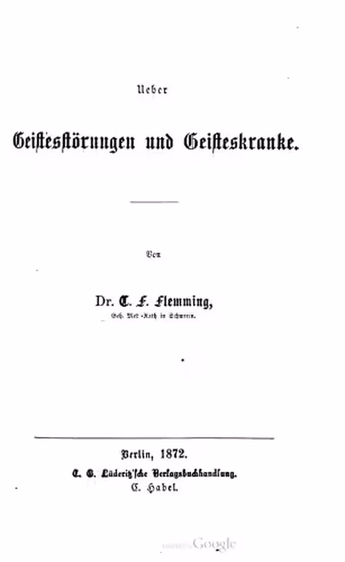 خرید و دانلود نسخه کامل کتاب Über Geistesstörungen und Geisteskranke