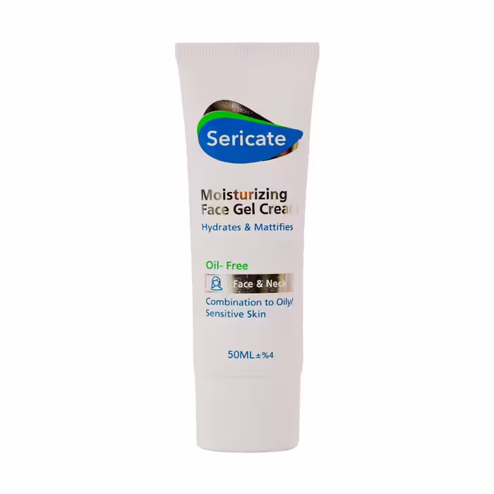 ژل کرم مرطوب کننده صورت پوست مختلط و چرب سری کیت 50 میلی لیتر | Sericate Moisturizing Face Gel Cream