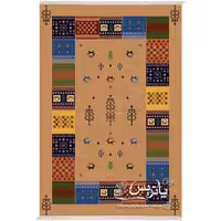 فرش گلیم پاتریس صحرا شکلاتی 400 شانه