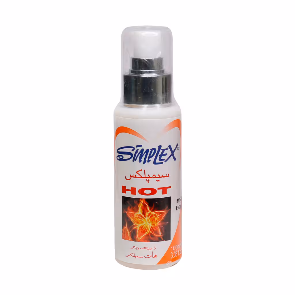 ژل لوبریکانت مدل hot سیمپلکس 100 میلی لیتر | Simplex Hot Lubricant Gel