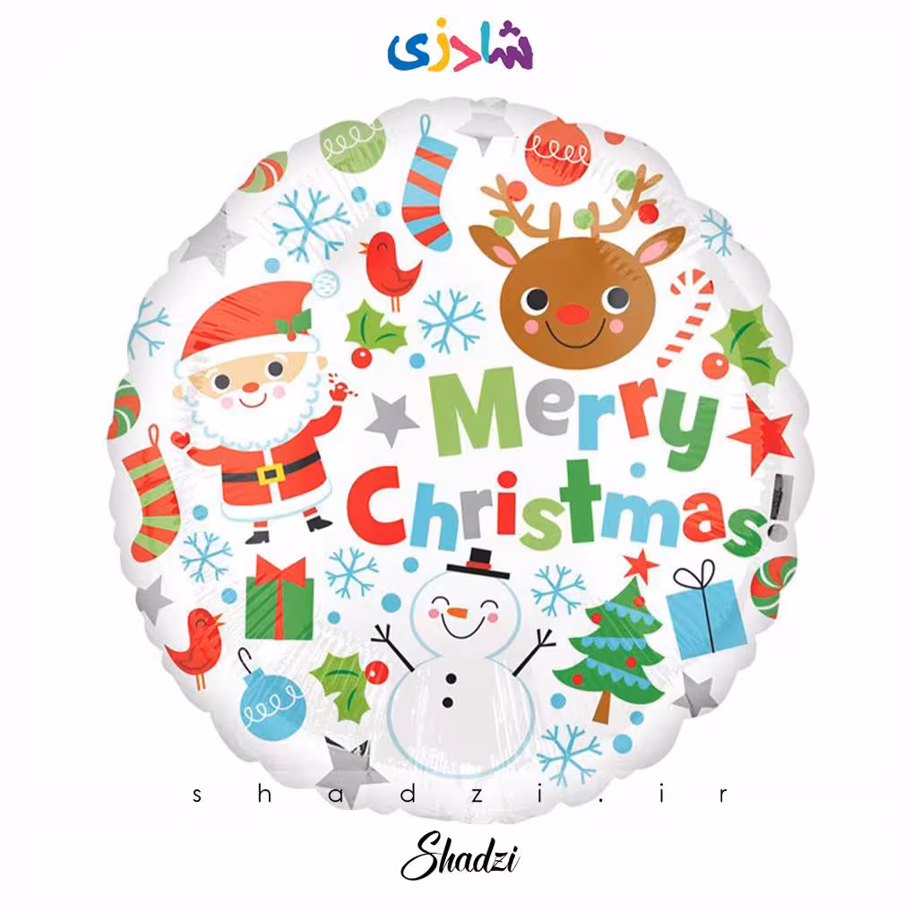 بادکنک فویلی کریسمس (1)