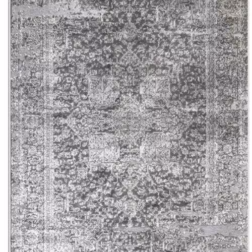 فرش ماشینی 9متری(2.5در3.5) طرح پتینه کد2013طوسی نقره ی