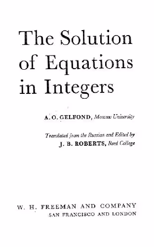 خرید و دانلود نسخه کامل کتاب The Solution of Equations in Integers