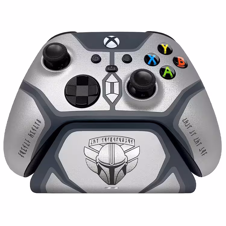دسته ایکس باکس مدل Razer Wireless Controller & Quick Charging Stand for XBOX - The Mandalorian Beskar Limited Edition مناسب Xbox series S-X