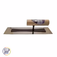 ماله استیل پتینه دسته چوبی GSB کد GS-K008-03 سایز29×8 سانت