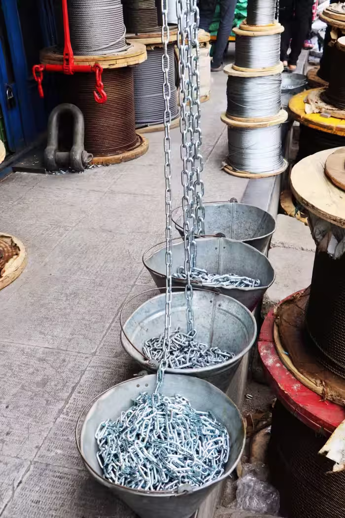 زنجیر گالوانیزه قطر 6 میلیمتر