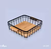 سبد نان کوچک مربع چوب یونیک کد UN-2917