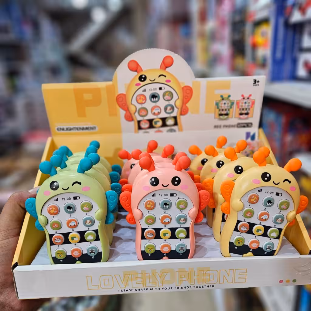 موبایل کودک طرح زنبور موزیکال و چراغدار