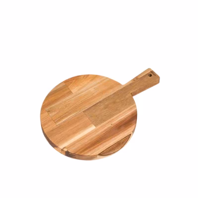 تخته سرو گرد چوبی کوچک لیمون کد 2230