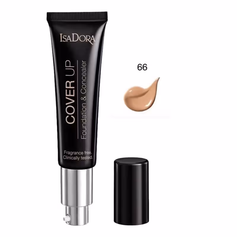 کرم پودر و کانسیلر ایزادورا Cover Up شماره 66 اورجینال